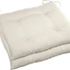 Coussins De Coussins De Chaise Hesperide 2x Pièces Pour L'intérieur Et L'extérieur - Beige - 40 X 40 X 4 Cm