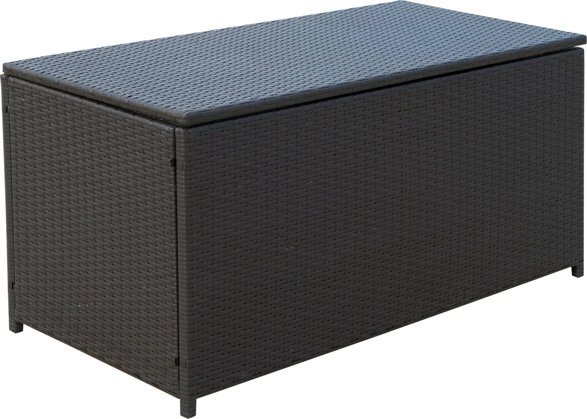 Outsunny Coussin Boîte Poly Rotin Coussin Boîte Jardin Boîte Métal 118 Lx 54 Lx 59 H Cm Marron 865-003 1 Outsunny Coussin Boîte Poly Rotin Coussin Boîte Jardin Boîte Métal 118 Lx 54 Lx 59 H Cm Marron 865-003