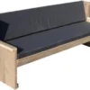 Wood4you - Banc De Jardin Zeeland - Emballage à Faire Soi-même Bois D'échafaudage - 180Lx72Hx62P Cm - Coussin Inclus