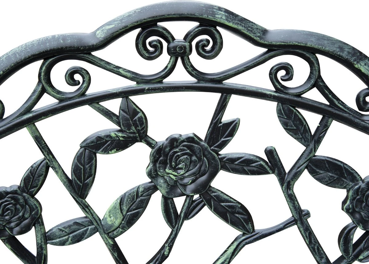 Banc De Jardin En Métal Outsunny Banc De Parc Mobilier De Jardin Banc De Fleurs à Deux Places Banc Antique 01-0794 4 Banc De Jardin En Métal Outsunny Banc De Parc Mobilier De Jardin Banc De Fleurs à Deux Places Banc Antique 01-0794 – Image 4