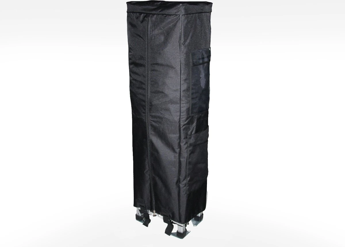 Tente De Fête Professionnelle Partyspace Pliable 3x3m - Cadre En Aluminium Avec épaisseur De Paroi De 2,5 Mm - Bâche De Toit En Polyester (avec Housse De Protection) - Zwart 3 Tente De Fête Professionnelle Partyspace Pliable 3x3m - Cadre En Aluminium Avec épaisseur De Paroi De 2,5 Mm - Bâche De Toit En Polyester (avec Housse De Protection) - Zwart – Image 3