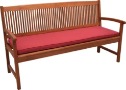 Coussin De Canapé Beautissu Loft BK 150 X 48 X 5 Cm Coussins De Canapé De Jardin - Coussin Pour Mobilier De Jardin - Coussin D'assise Ou De Dossier - Rouge