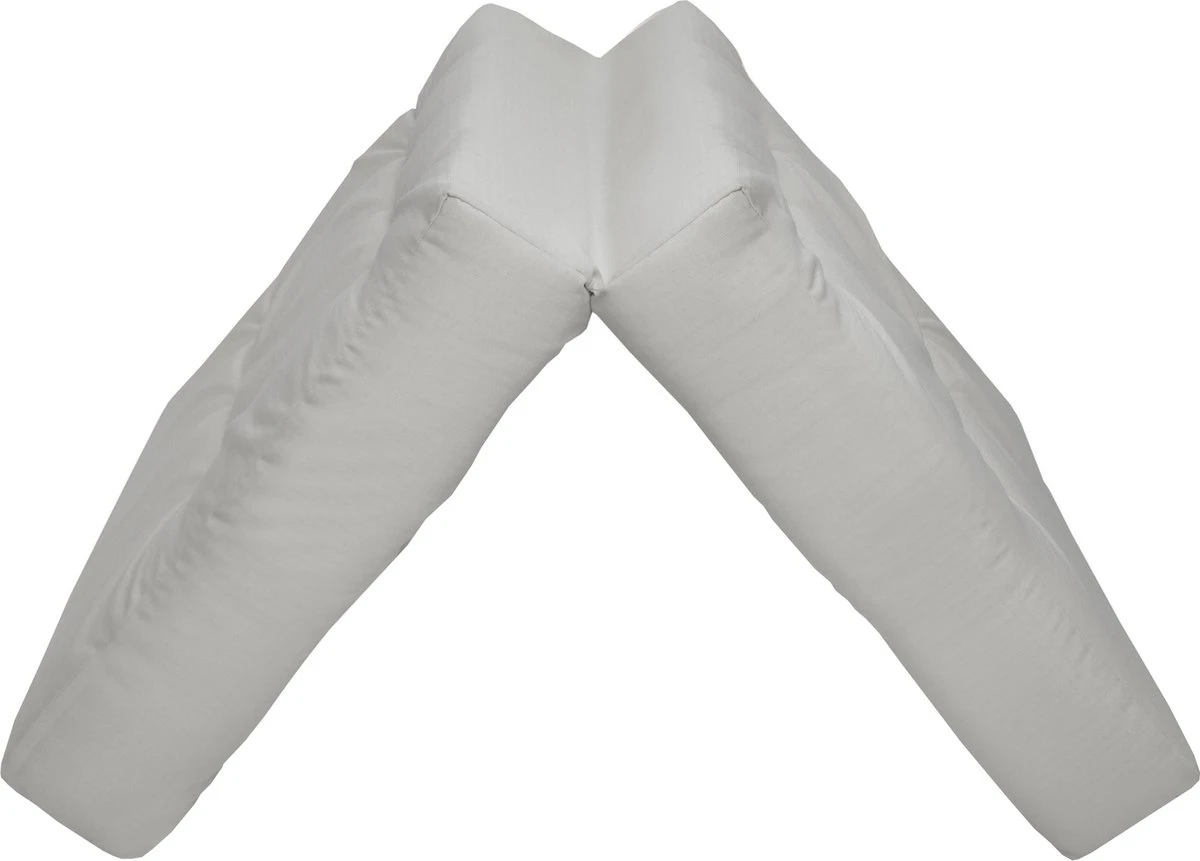 Beautissu Elements - Set De Coussins Palette - 1x Coussin D'Assise 120x80 Cm & 1x Coussin De Dossier 120x40 Cm - Grijs Clair 9 Beautissu Elements - Set De Coussins Palette - 1x Coussin D'Assise 120x80 Cm & 1x Coussin De Dossier 120x40 Cm - Grijs Clair – Image 9