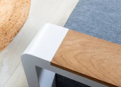 Belito® Birmingham Ensemble De Salon Aluminium Wit - Salon De Jardin 5 Personnes - Ensemble Fauteuil-canapé - Structure En Acier Inoxydable Anthracite - Coussins En Oléfine Hydrofuge - Bois De Teck -Jardin Meubles Magasin 1200x864 9