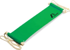 Amazy XXL Hamac Pour Pieds Pour Bureaux Larges Jusqu'à 2,00 M - Repose-pieds Réglable En Hauteur Et Extra Large Pour La Détente Et Le Soulagement Au Bureau Et Au Bureau (Vert)