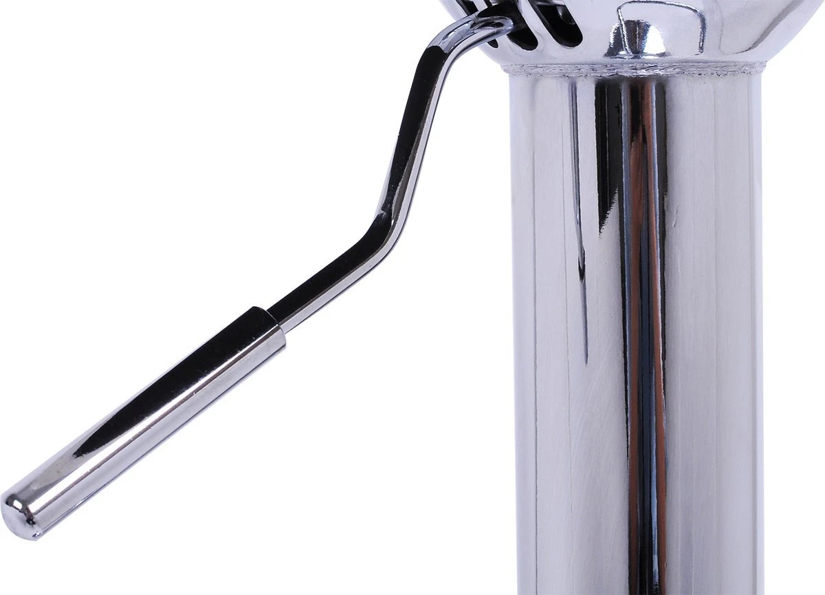 Tabouret De Bar Industriel - Tabourets De Bar En Cuir - Hauteur D'assise Réglable 56 - 78 Cm - Zwart 38,5 X 39 Cm 5 Tabouret De Bar Industriel - Tabourets De Bar En Cuir - Hauteur D'assise Réglable 56 - 78 Cm - Zwart 38,5 X 39 Cm – Image 5