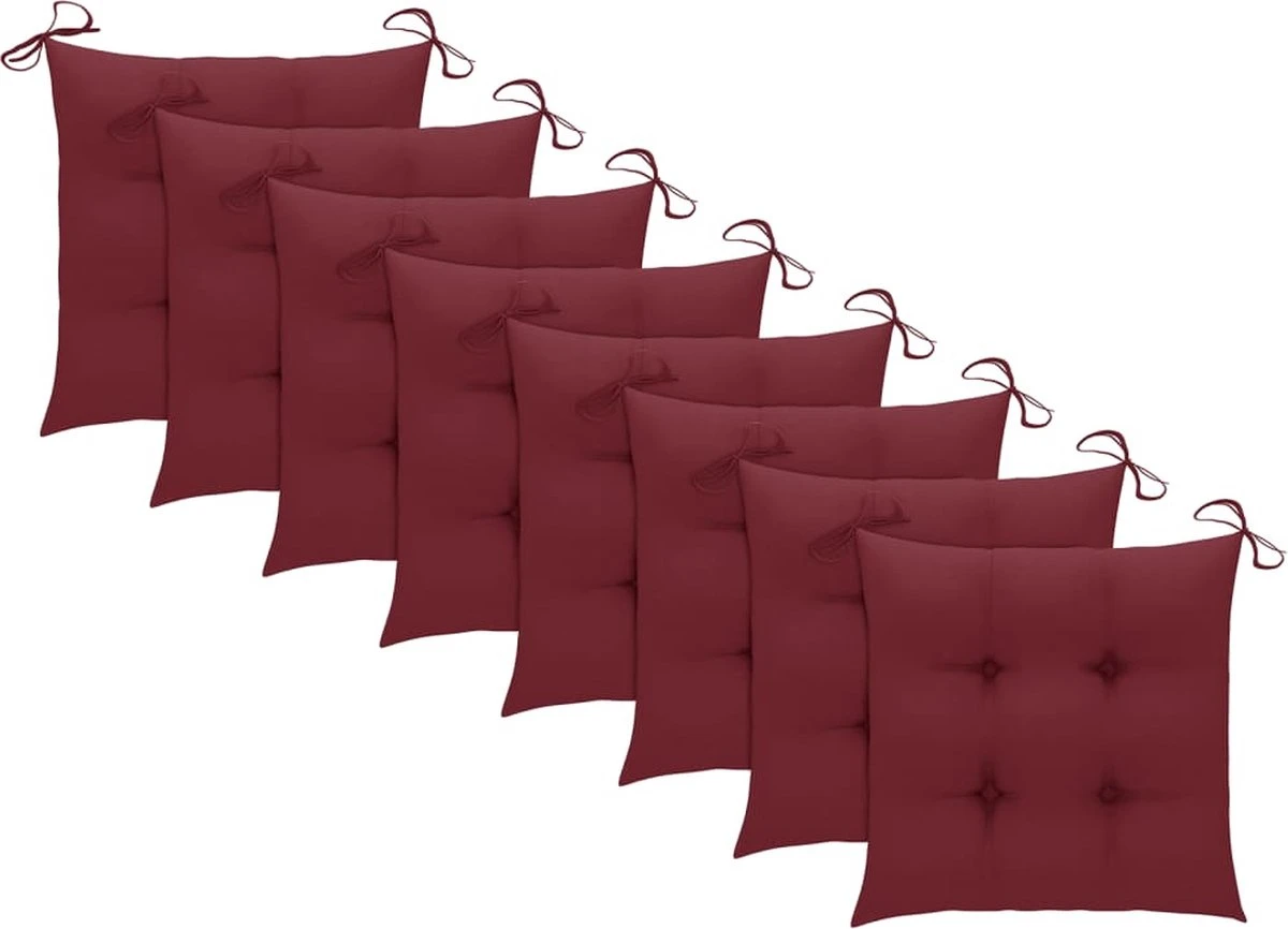 Prolenta Premium - Chaises De Jardin De Jardin 8 Pcs Avec Coussins En Bois D'acacia Massif 3 Prolenta Premium - Chaises De Jardin De Jardin 8 Pcs Avec Coussins En Bois D'acacia Massif – Image 3