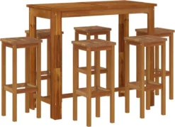 Ensemble De Bar De Jardin Premium - Ensemble De Bar De Jardin 7 Pièces En Bois D'acacia Massif 15 Ensemble De Bar De Jardin Premium - Ensemble De Bar De Jardin 7 Pièces En Bois D'acacia Massif -Jardin Meubles Magasin 1200x868 2