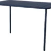 GENERIC - Table De Jardin Rectangulaire CAFE - 4 à 6 Personnes - L. 120 X L. 70 X H. 73,5 Cm - Plateau Aluminium - Piètement Acier - Blue Neptune - Table De Terrasse - Table à Manger