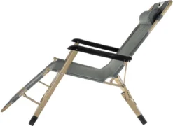 EASTWALL Chaise Longue De Jardin - Chaise De Jardin Réglable - Chaise Longue Confortable - Bain De Soleil Convivial - Charge Maximale 120 Kg - 180x67x34cm - Grijs -Jardin Meubles Magasin 1200x873 2