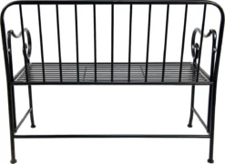 Banc De Jardin Clayre & Eef 104*57*83 Cm Banc En Fer Zwart Banc D'extérieur Mobilier De Jardin De Jardin 7 Banc De Jardin Clayre & Eef 104*57*83 Cm Banc En Fer Zwart Banc D'extérieur Mobilier De Jardin De Jardin -Jardin Meubles Magasin 1200x874