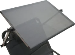 Bain De Soleil - Zinaps 74066 XXL Chaise Longue De Jardin En Aluminium Avec Toit, Chaise Longue 3 Pieds Rembourrée De Mousse à Séchage Rapide, Anthracite, 200 X 70 X 37,5 Cm (WK 02130) -Jardin Meubles Magasin 1200x875 1