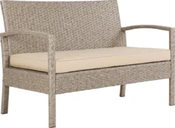 Casaria Polyrattan Lounge Set Coussins D'assise Canapé 2 Chaises Ensemble De Jardin - Grijs Beige -Jardin Meubles Magasin 1200x881 3