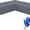 Smarpteas Housse De Salon Pour Mobilier De Jardin En L & Mobilier De Salon - Taille 270x270x90 Cm - Housse De Salon En L - Bâche Pour Salon De Garden En L