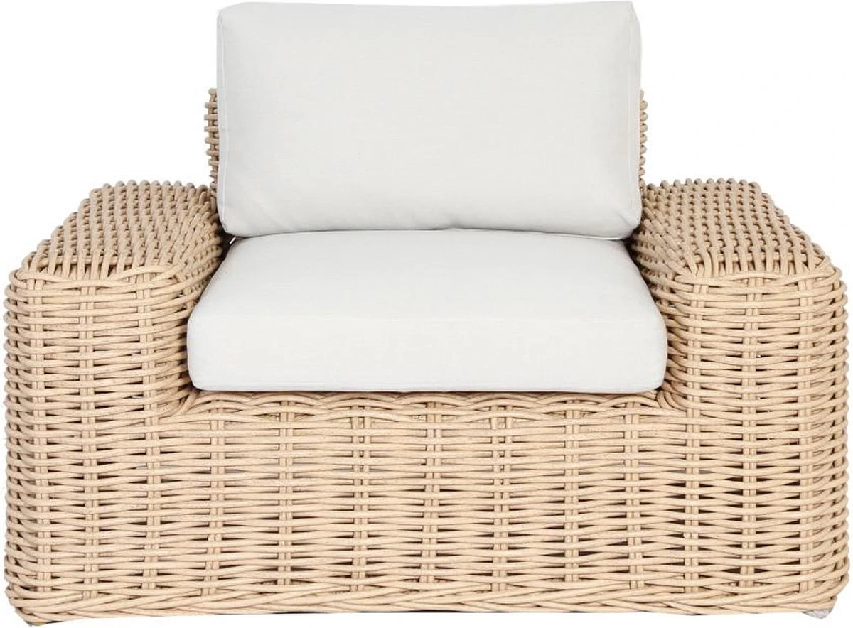 MYLIA Ensemble Lounge OBIDOS En Résine Tressée Et Verre Trempé : Un Canapé Trois Places, 2 Fauteuils Et Une Table Basse L 222 Cm X H 67 Cm X P 96 Cm 5 MYLIA Ensemble Lounge OBIDOS En Résine Tressée Et Verre Trempé : Un Canapé Trois Places, 2 Fauteuils Et Une Table Basse L 222 Cm X H 67 Cm X P 96 Cm – Image 5