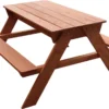 Sunny AXI Dave Table Sable Et Eau / Pique Nique En Bois - Table D’eau Avec Couvercle & Boîtes De Rangement - Table De Jeu Enfant à Eau Pour Le Jardin