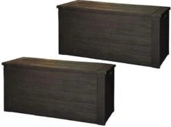 Boîte De Rangement Pour Coussins De Jardin En Plastique Avec Structure En Bois - 2 Pièces -Jardin Meubles Magasin 1200x888 5