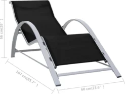 VidaXL Ensemble De Chaises Longues Noir - 2 Pièces - Avec Table - Zwart - Sun Longues - Chaise Longue - Jardin - Lit Lounge - 2 Pièces 27 VidaXL Ensemble De Chaises Longues Noir - 2 Pièces - Avec Table - Zwart - Sun Longues - Chaise Longue - Jardin - Lit Lounge - 2 Pièces -Jardin Meubles Magasin 1200x898 2