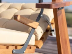 Aida Sia 2400 - Balançoire - 228cm - Beige/Camel - Extensible - Huile De Montage Et D'entretien Incluse - Housse De Protection Offerte -Jardin Meubles Magasin 1200x900 35