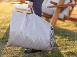 Aida Sia 2400 - Balançoire - 228cm - Beige/Camel - Extensible - Huile De Montage Et D'entretien Incluse - Housse De Protection Offerte -Jardin Meubles Magasin 1200x900 39