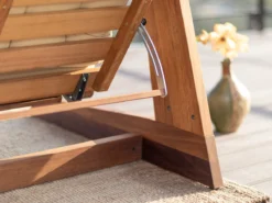 Aida Sia 2400 - Balançoire - 228cm - Beige/Camel - Extensible - Huile De Montage Et D'entretien Incluse - Housse De Protection Offerte -Jardin Meubles Magasin 1200x900 41