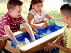 AXI Nick Table Sable Et Eau / Table Pique Nique Marron - Table D’eau Avec Couvercle & Boîtes De Rangement - Table De Jeu à Eau Enfant Pour Le Jardin -Jardin Meubles Magasin 1200x900 63