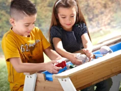 AXI Nick Table Sable Et Eau / Table Pique Nique Marron / Blanc - Table D’eau Avec Couvercle, Boîtes De Rangement & Parasol - Table De Jeu Enfant à Eau Pour Le Jardin -Jardin Meubles Magasin 1200x900 75