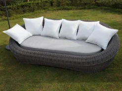 MYLIA Ensemble De Salon En Résine Tressée - Grijs - Canapé, 2 Fauteuils Et Table Basse - WHITEHEAVEN L 101 Cm X H 66 Cm X P 201 Cm -Jardin Meubles Magasin 1200x900 8