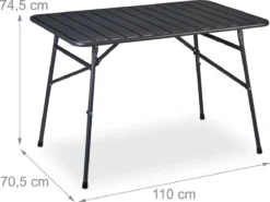 Relaxdays Table De Jardin Pliable En Métal - Table Pliante Résistante Aux Intempéries - Table De Patio - Table De Camping 16 Relaxdays Table De Jardin Pliable En Métal - Table Pliante Résistante Aux Intempéries - Table De Patio - Table De Camping -Jardin Meubles Magasin 1200x900 83