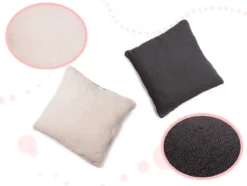 Hamac Brésilien Avec Bâton En Bois - Zwart - Intérieur & Extérieur - Avec 2 Coussins Colorés - Chargeable Jusqu'à 100 Kg -Jardin Meubles Magasin 1200x903 5