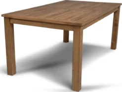 Seine | Table De Jardin / Table à Manger Pour 6 Personnes | 220 X 100 Cm | Rectangulaire | Bois De Teck | Pour L'extérieur