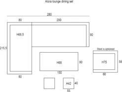 Garden Impressions Alora Salon Salle à Manger 5 Pièces Gauche - Gris Foncé 11 Garden Impressions Alora Salon Salle à Manger 5 Pièces Gauche - Gris Foncé -Jardin Meubles Magasin 1200x908 5