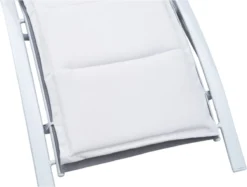 Bain De Soleil - Bain De Soleil De Forme Ergonomique - Bain De Soleil - Chaise De Jardin Relax - Ajustable - Aluminium - Grijs -Jardin Meubles Magasin 1200x910