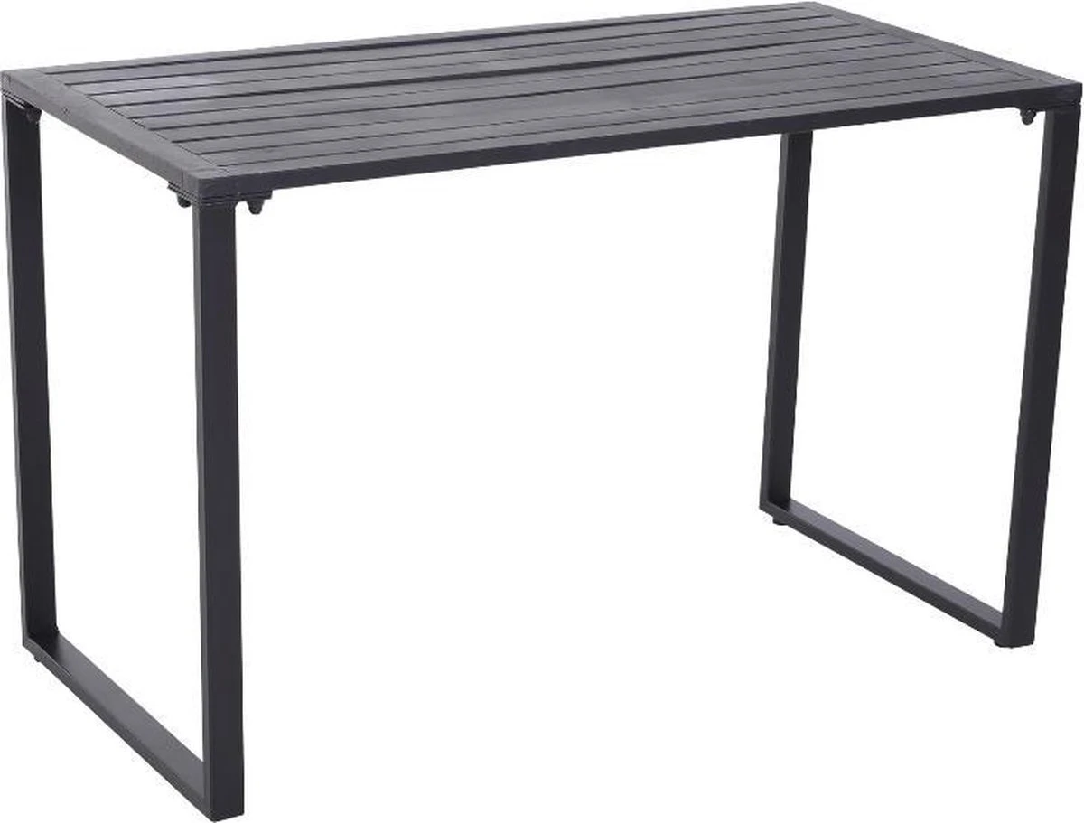 Ensemble De Jardin Nancy's Hermiston - Ensemble De Fête - Bancs à Bière - 3 Pièces - Coin Salon - Table - 2 Canapés - Métal - Zwart - 110 X 55 X 70 Cm 4 Ensemble De Jardin Nancy's Hermiston - Ensemble De Fête - Bancs à Bière - 3 Pièces - Coin Salon - Table - 2 Canapés - Métal - Zwart - 110 X 55 X 70 Cm – Image 4