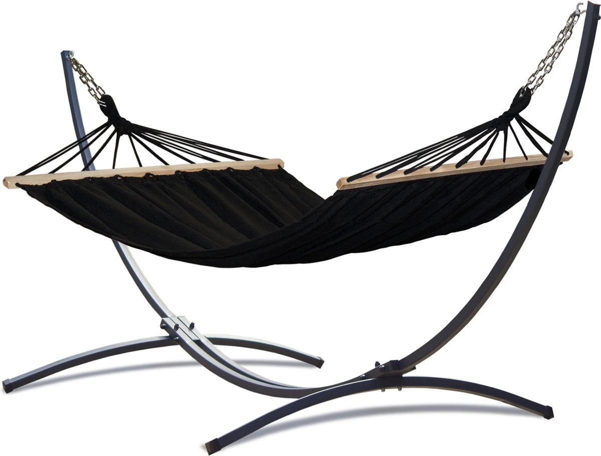 Potenza® Hamac Avec ÉPANDEUR Et Support – 2 Personnes – Cadre EXTRA STABLE Jusqu'à 220 Kg – Ensembles De Hamac De Hamacs - Grande Roma 2 Potenza® Hamac Avec ÉPANDEUR Et Support – 2 Personnes – Cadre EXTRA STABLE Jusqu'à 220 Kg – Ensembles De Hamac De Hamacs - Grande Roma – Image 2