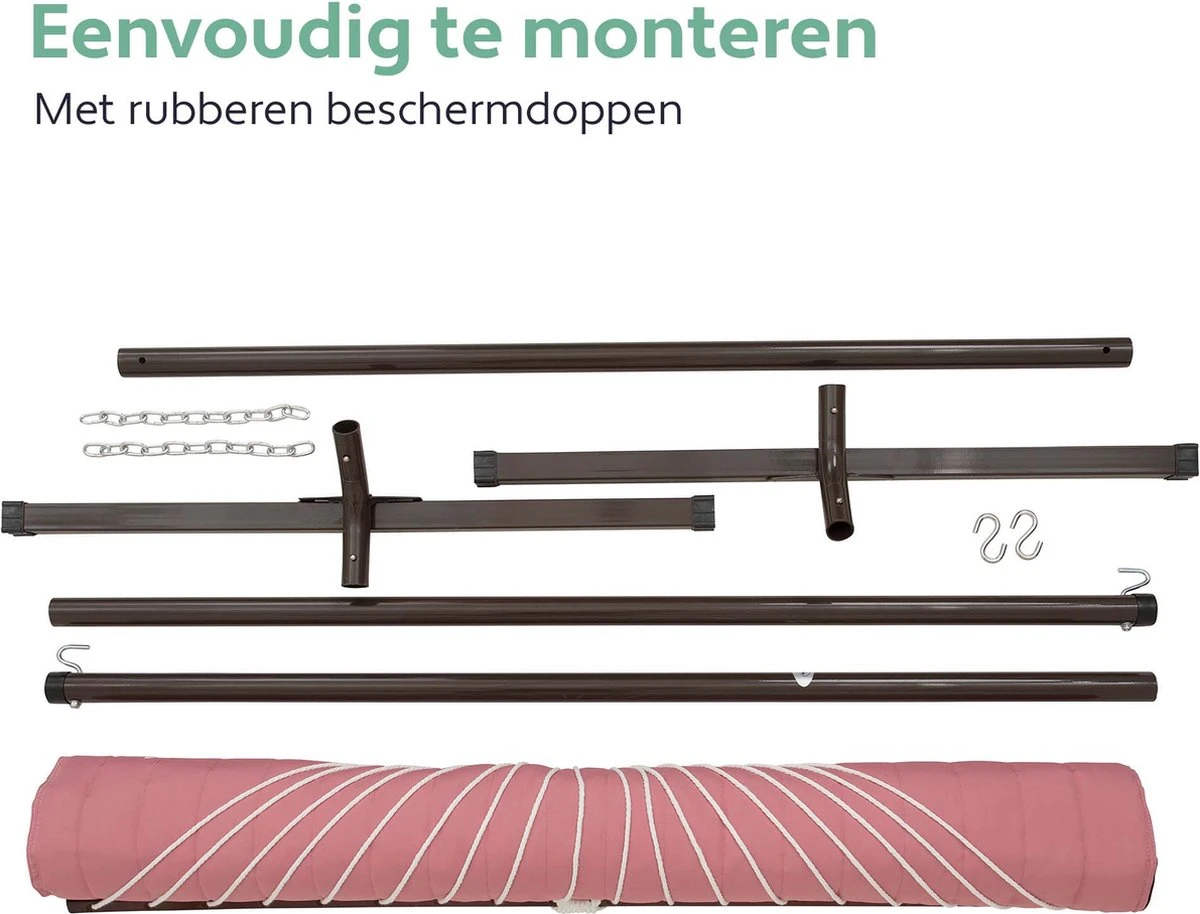 Hamac Avec Support 2 Personnes / 200kg, 190 * 140, Kussen Amovible, Résistant Aux Intempéries Résistant Aux UV (moka) VITA5 9 Hamac Avec Support 2 Personnes / 200kg, 190 * 140, Kussen Amovible, Résistant Aux Intempéries Résistant Aux UV (moka) VITA5 – Image 9