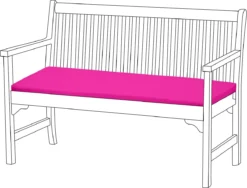 Gardenista Banc De Jardin Coussin De Terrasse Mobilier De Canapé D'extérieur Coussin De Canapé 2 Places Matériau Résistant à Water Confortable Durable Et Léger, Rose -Jardin Meubles Magasin 1200x915 9