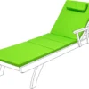 Gardenista Coussin De Rechange Pour Chaise Longue De Jardin Chaise Longue Inclinable Mobilier D'extérieur Coussin Hypoallergénique Résistant à Water Rempli De Fibres Durable Épais Et Confortable