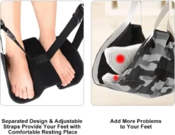 Supregear Avion Repose-Pieds Hamac, Réglable Et Portable Séparé Pied Hamac Sous Le Bureau Pour Vol Bureau Maison Confortable Accessoires De Voyage Accessoires Femmes Hommes, Zwart 11 Supregear Avion Repose-Pieds Hamac, Réglable Et Portable Séparé Pied Hamac Sous Le Bureau Pour Vol Bureau Maison Confortable Accessoires De Voyage Accessoires Femmes Hommes, Zwart -Jardin Meubles Magasin 1200x926