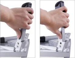 HDM 47 X 30 X 23 Cm Aluminium 1 Niveau Capacité De Charge 150 Kg Pour Cuisine, Salle De Bain, Camping Et Plus Tabouret Pliant Avec Tapis Antidérapant -Jardin Meubles Magasin 1200x927 2