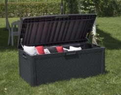 MaxxGarden Pillow Box - Santorini Plus - Boîte De Rangement D'oreillers 640L - 148x72x60cm -Jardin Meubles Magasin 1200x943 13