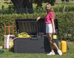 MaxxGarden Pillow Box - Santorini Plus - Boîte De Rangement D'oreillers 640L - 148x72x60cm -Jardin Meubles Magasin 1200x943 15