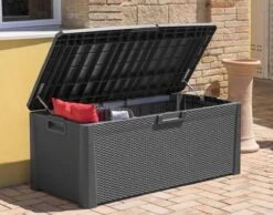 MaxxGarden Cushion Box - Nevada - Boîte De Rangement Pour Coussins 550L - 148x72x60cm -Jardin Meubles Magasin 1200x943 4