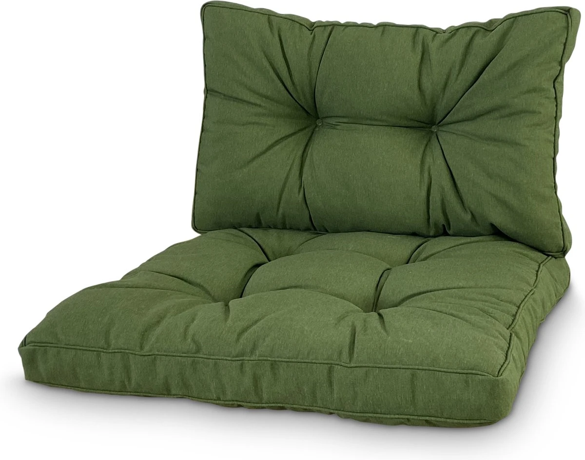 Madison - Coussin De Salon - Coussin De Jardin - Coussin D'assise - Coussin De Dossier - 2 Pièces - 73cm X 73cm - Florance Green - Edition Limited 1 Madison - Coussin De Salon - Coussin De Jardin - Coussin D'assise - Coussin De Dossier - 2 Pièces - 73cm X 73cm - Florance Green - Edition Limited