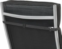 Chaise Longue Pliante Signature Home - Chaise Longue Avec Matelas De 6 Cm D'épaisseur - Kussen Amovible - En Aluminium Inoxydable - Respirant - Confortable - Réglable - Chargeable Jusqu'à 150 Kg - Noir -Jardin Meubles Magasin 1200x947 3