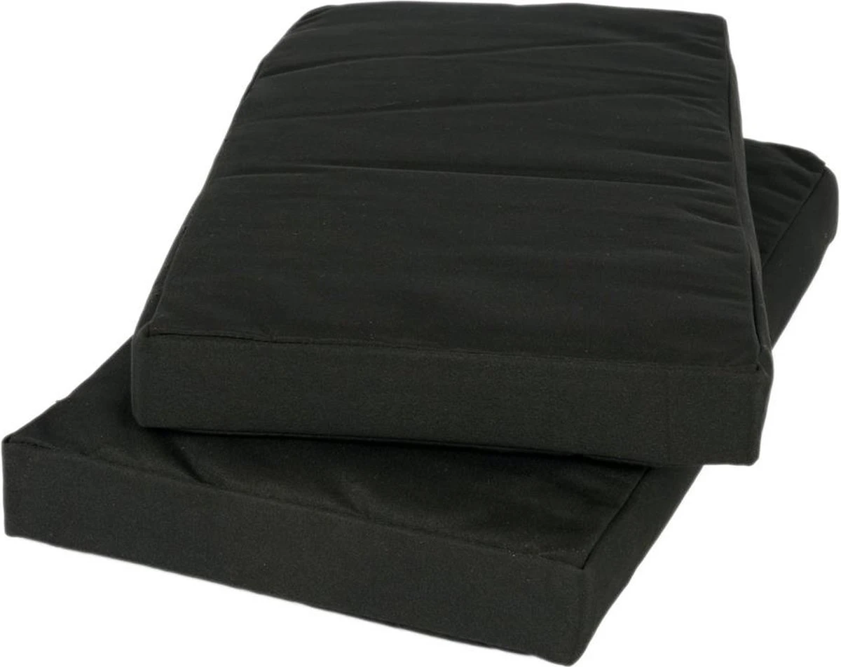Paquet De Coussins De Table De Pique-nique MaximaVida Noir De Carbone 55 X 27,5 X 5 Cm - Hydrofuge - 2 Pièces 1 Paquet De Coussins De Table De Pique-nique MaximaVida Noir De Carbone 55 X 27,5 X 5 Cm - Hydrofuge - 2 Pièces
