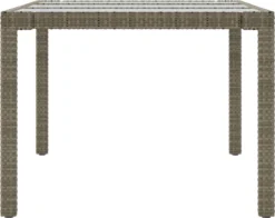 Prolenta Premium - Table De Jardin 190x90x75 Cm Verre Trempé Et Poly Rotin Gris - Table - Table De Jardin - Tables De Tables De Jardin -Jardin Meubles Magasin 1200x954 4