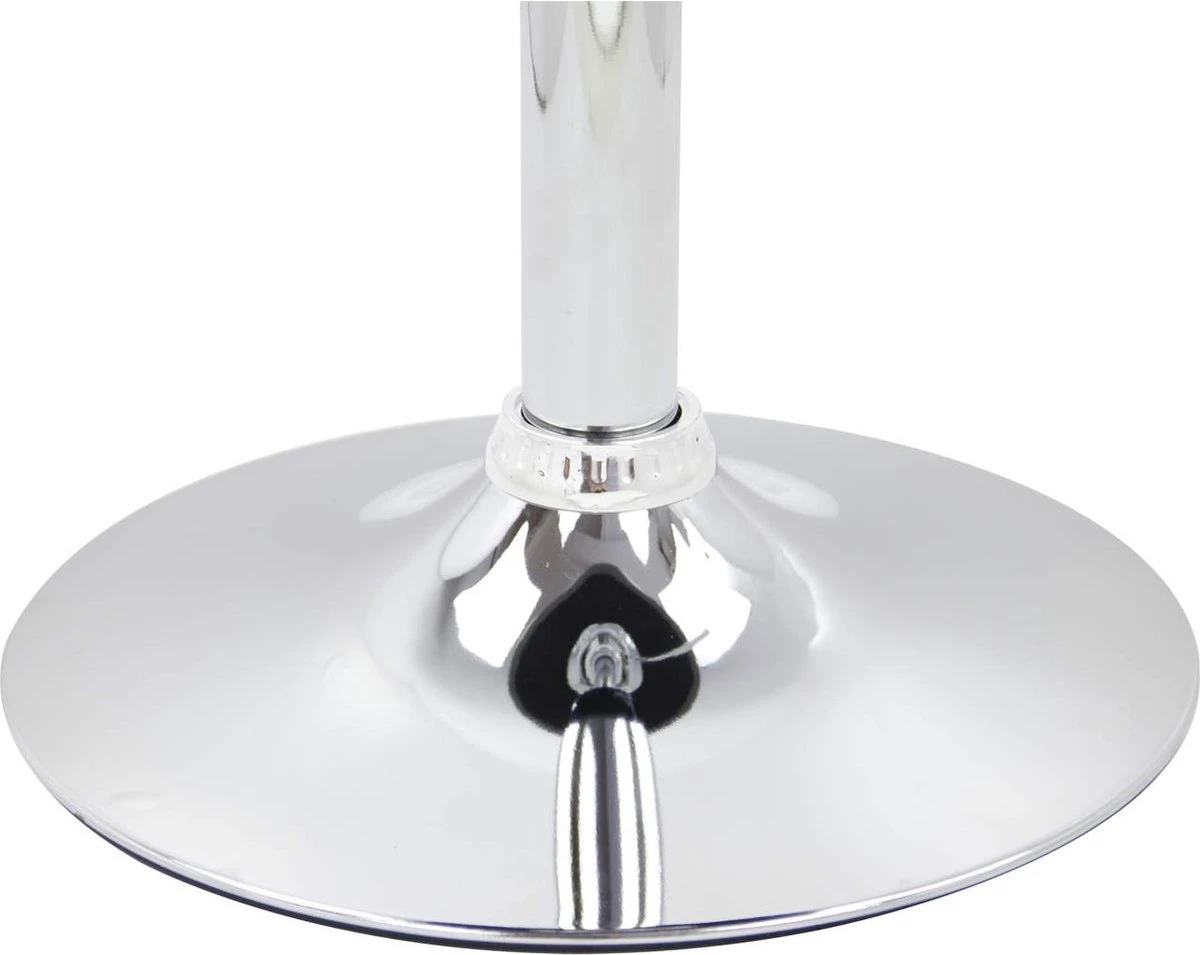 Tabouret De Bar Industriel - Tabourets De Bar En Cuir - Hauteur D'assise Réglable 56 - 78 Cm - Zwart 38,5 X 39 Cm 3 Tabouret De Bar Industriel - Tabourets De Bar En Cuir - Hauteur D'assise Réglable 56 - 78 Cm - Zwart 38,5 X 39 Cm – Image 3