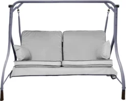 Gardenista Balançoire De Jardin Hamac Canapé Coussins De Rechange Auvent Plein Air Meubles De Patio Water Doux Et Confortable 2 Places