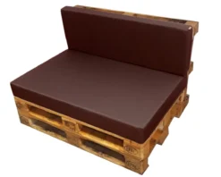 Coussin De Palette Dossier De Banc De Palette. Marron. Imperméable Très Résistant. Beaucoup De Couleurs 10cm D'épaisseur. Merk Tubblic